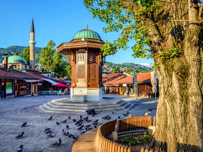 Vizesiz Ankara Hareketli Uçaklı Balkan Masalı Turu (Ekstra Turlar Dahil) 7 Gece Saraybosna Gidiş-Saraybosna Dönüş 2026 Dönemi